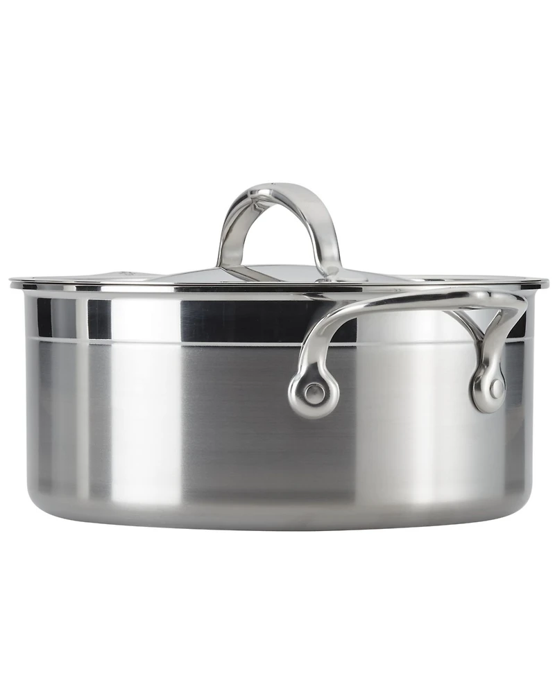 ProBond Clad Stainless Steel 3-Quart Covered Soup Pot