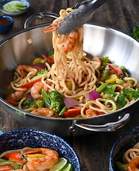 ProBond Clad Stainless Steel 14" Covered Wok