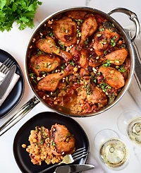 Hestan CopperBond Copper 5-Quart Covered Essential Pan with Helper Handle