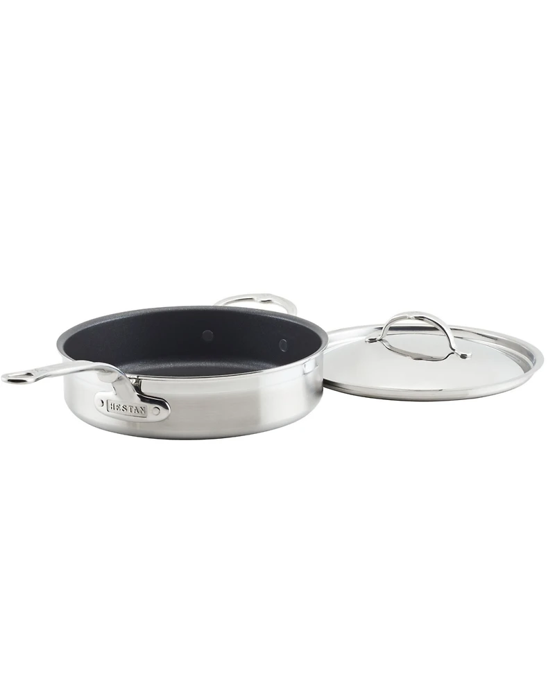 Hestan ProBond Clad Titum Stainless Steel Nonstick 3-Quart Covered Saute Pan