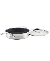 Hestan ProBond Clad Titum Stainless Steel Nonstick 3-Quart Covered Saute Pan