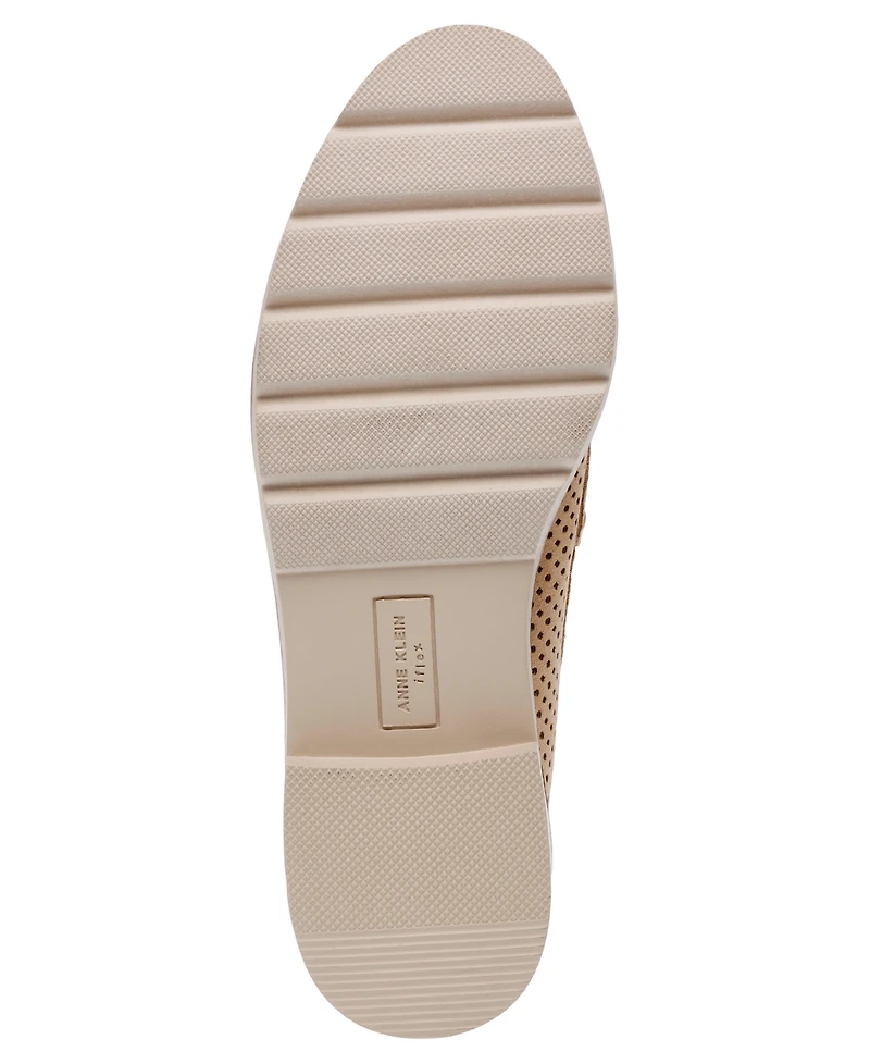 Anne Klein Women's Elia Perforated Penny Loafers