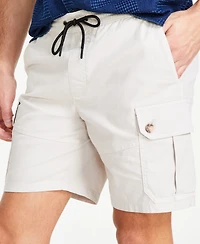 Sun + Stone Men's Relaxed Fit 8" Cargo Shorts, Created for Macy's