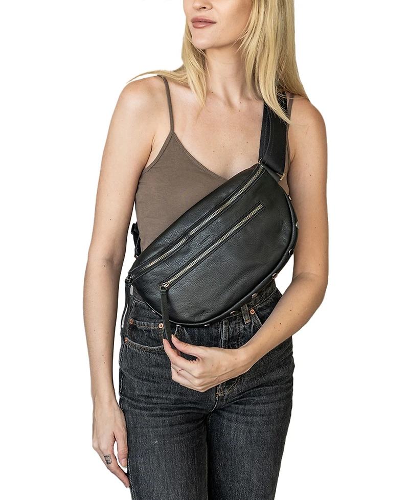 Hammitt Women's Charles Medium Leather Crossbody Bag