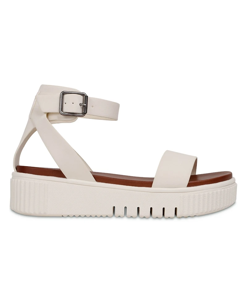 Mia Women's Lunna Round Toe Platform Sandals