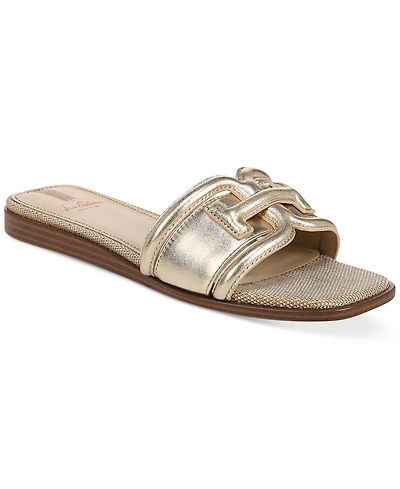 Sam Edelman Irina Logo Emblem Slide Sandals