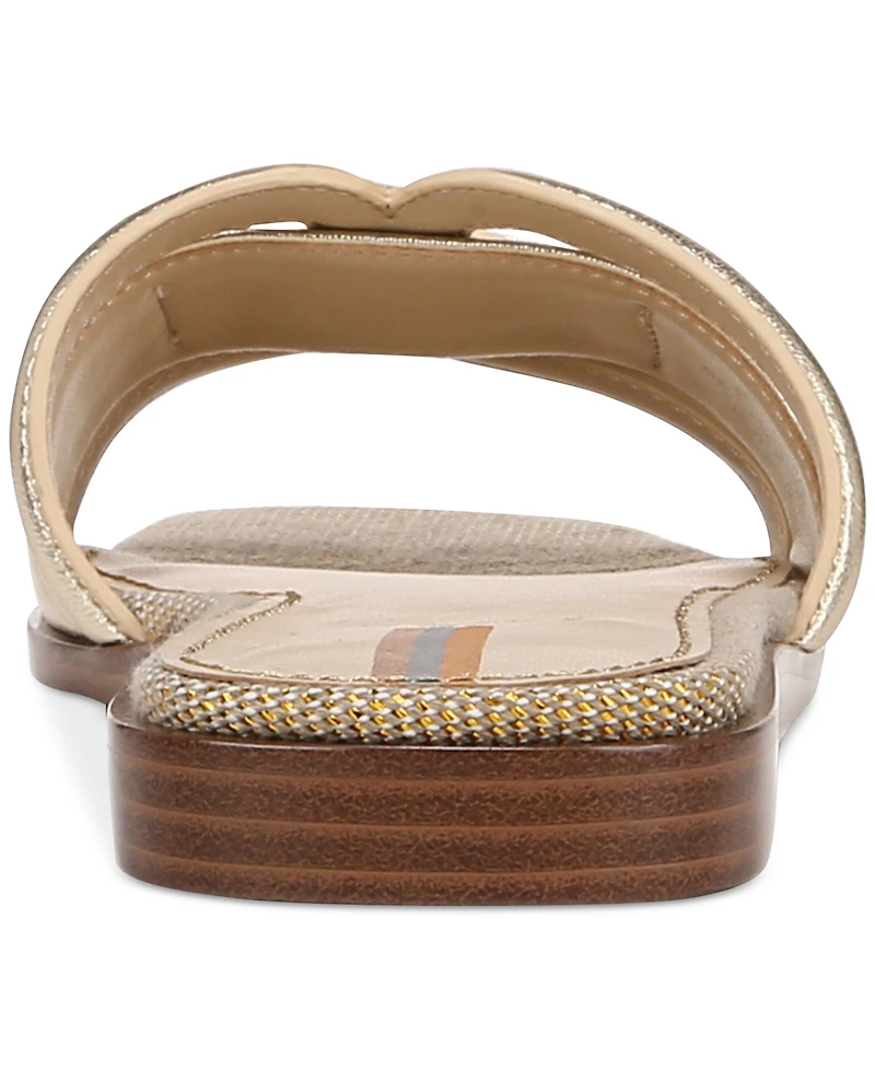 Sam Edelman Irina Logo Emblem Slide Sandals