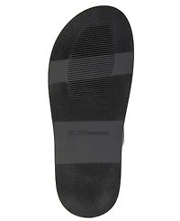 BCBGeneration Women's Barah Chunky Footbed Double Buckle Slip-On Sandals
