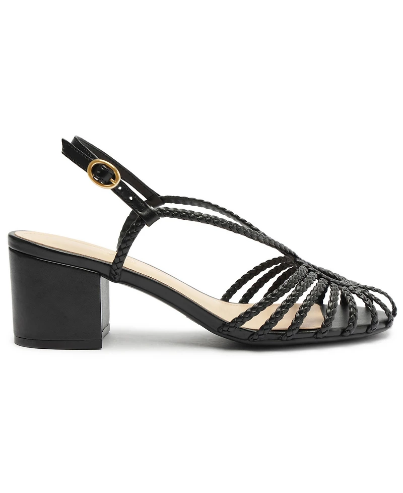 Arezzo Women's Paola Mid Block Sandals
