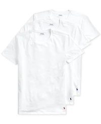Polo Ralph Lauren Men's 3-Pack Slim-Fit Classic Cotton Crew Undershirts
