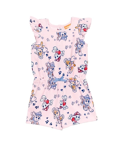 Paw Patrol Skye Chase Marshall Girls Sleeveless Romper Toddler