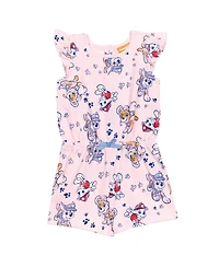 Paw Patrol Skye Chase Marshall Girls Sleeveless Romper Toddler