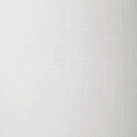 Springcrest Set of 2 White Fabric Medium Drum Lamp Shades 13" Top x 14" Bottom x 10" High (Spider) Replacement with Harp and Finial
