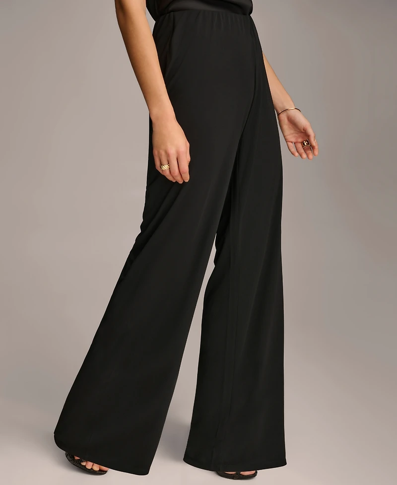 Donna Karan New York Women's Wide-Leg Jersey Pants