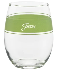 Fiesta Tropical Frame 15 Ounce Stemless Wine Glass, Set of 4