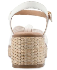 Journee Collection Women's Hally Platform Block Heel Sandals