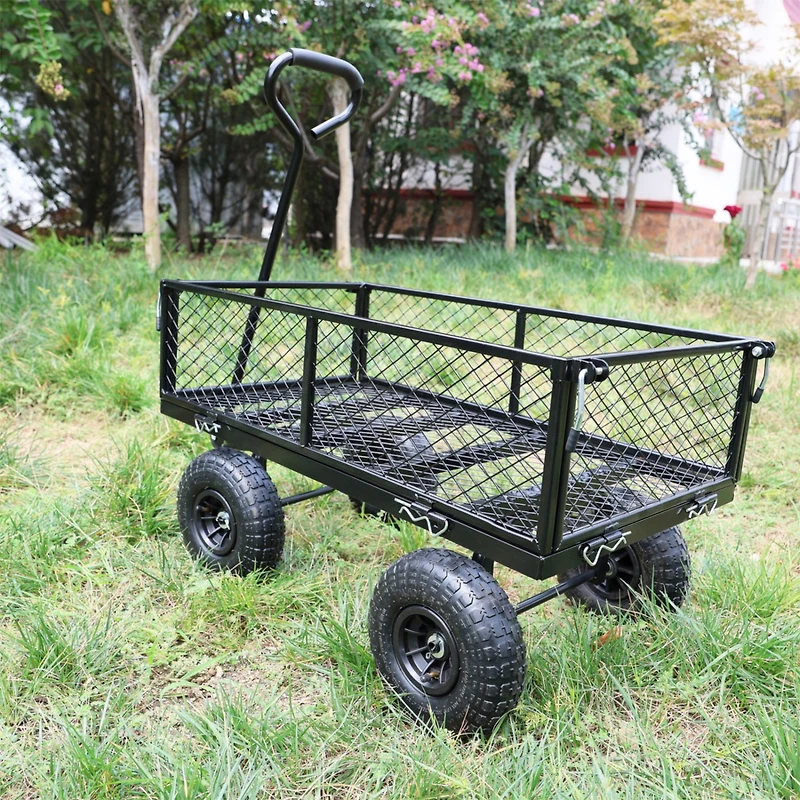 Streamdale Wagon Cart Effortless Firewood Transport (Tc1840Bkg)