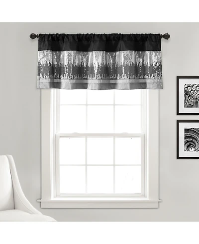 Lush Decor Night Sky Sequins Valance