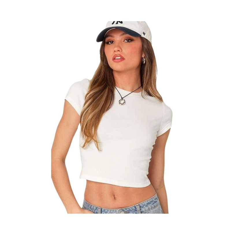 Women's Better Basics cropped t shirt