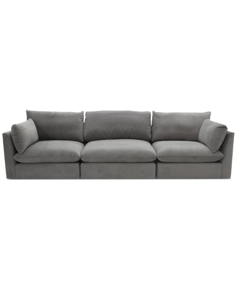 Marsten 126" 3-Pc. Fabric Sectional, Created for Macy's