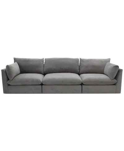 Marsten 126" 3-Pc. Fabric Sectional, Created for Macy's