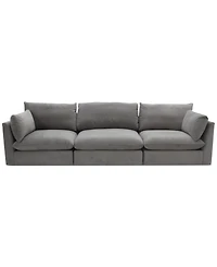 Marsten 126" 3-Pc. Fabric Sectional, Created for Macy's