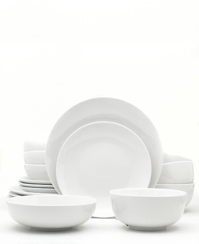 Euro Ceramica Essential 16 Pc. Dinnerware Set, Service for 4