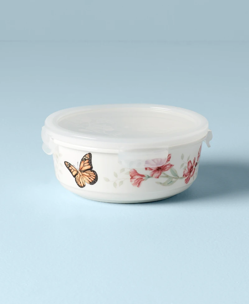 Lenox Butterfly Meadow Small Serving and Storage Bowl with Lid