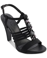 Karl Lagerfeld Paris Cicely Strappy Embellished Dress Sandals