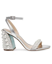 Betsey Johnson Women's Lexi Pearl Evening Sandals