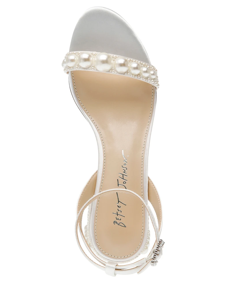Betsey Johnson Women's Tina Block Heel Dress Sandals