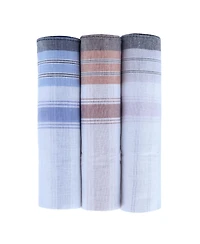 Trafalgar Men's Premium 5 Pack and Checked 3 Pack Cotton Handkerchiefs Set