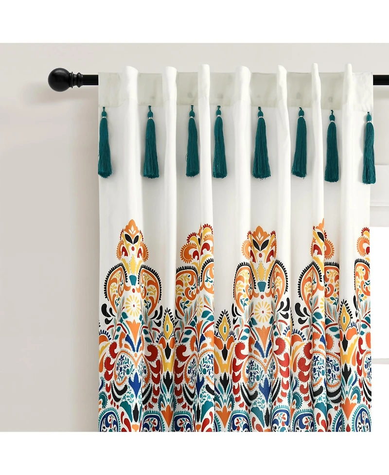 Lush Decor Boho Medallion Window Curtain Panels