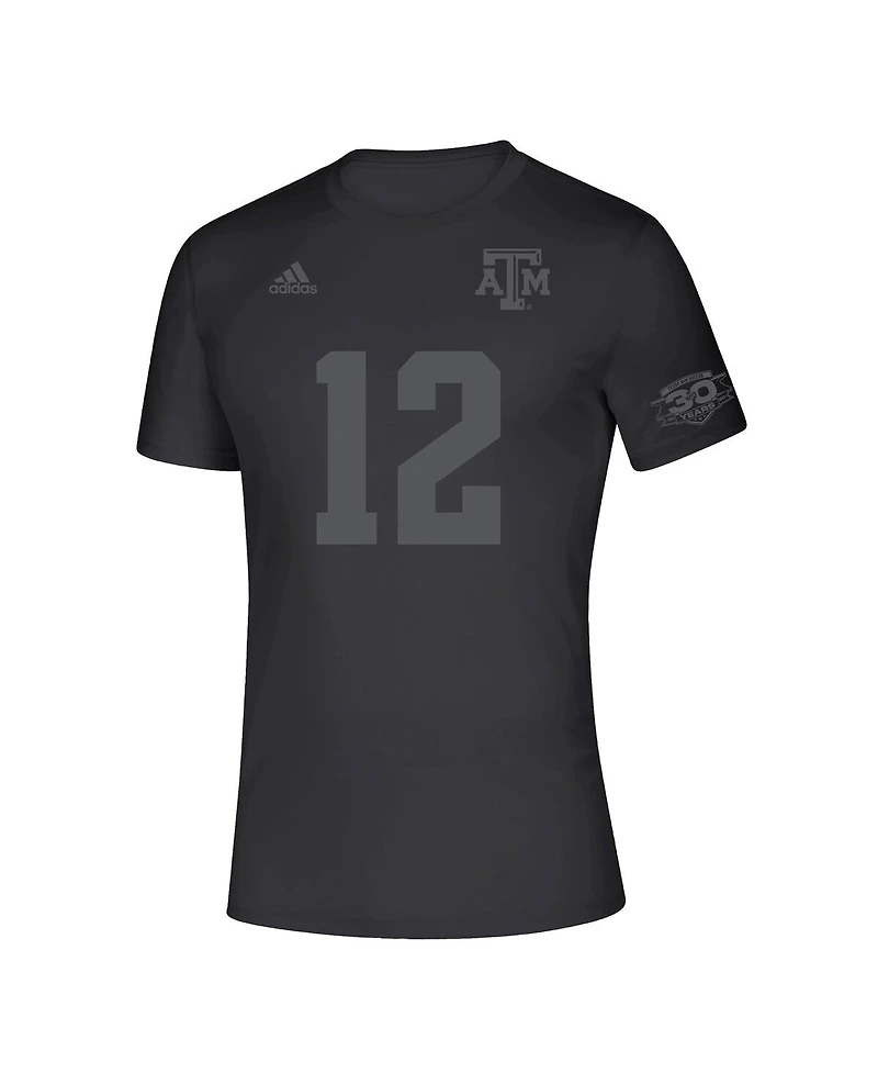 Men's and Women's adidas Black Texas A M Aggies Soccer 30th Anniversary T-shirt