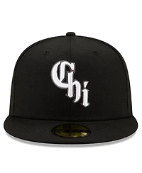 Men's New Era Black Chicago White Sox 2021 City Connect 59FIFTY Fitted Hat