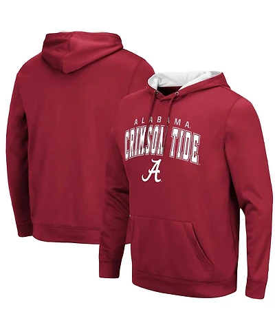 Men's Colosseum Alabama Crimson Tide Resistance Pullover Hoodie