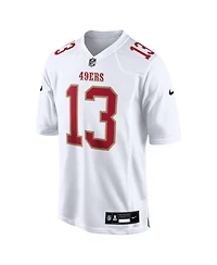 Men's Nike Brock Purdy Tundra White San Francisco 49ers Fashion Game Jersey