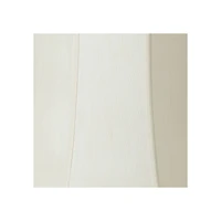 Imperial Shade Creme Large Scallop Bell Lamp Shade 14" Top x 20" Bottom x 20" Slant x 19.75 High (Spider) Replacement with Harp and Fin