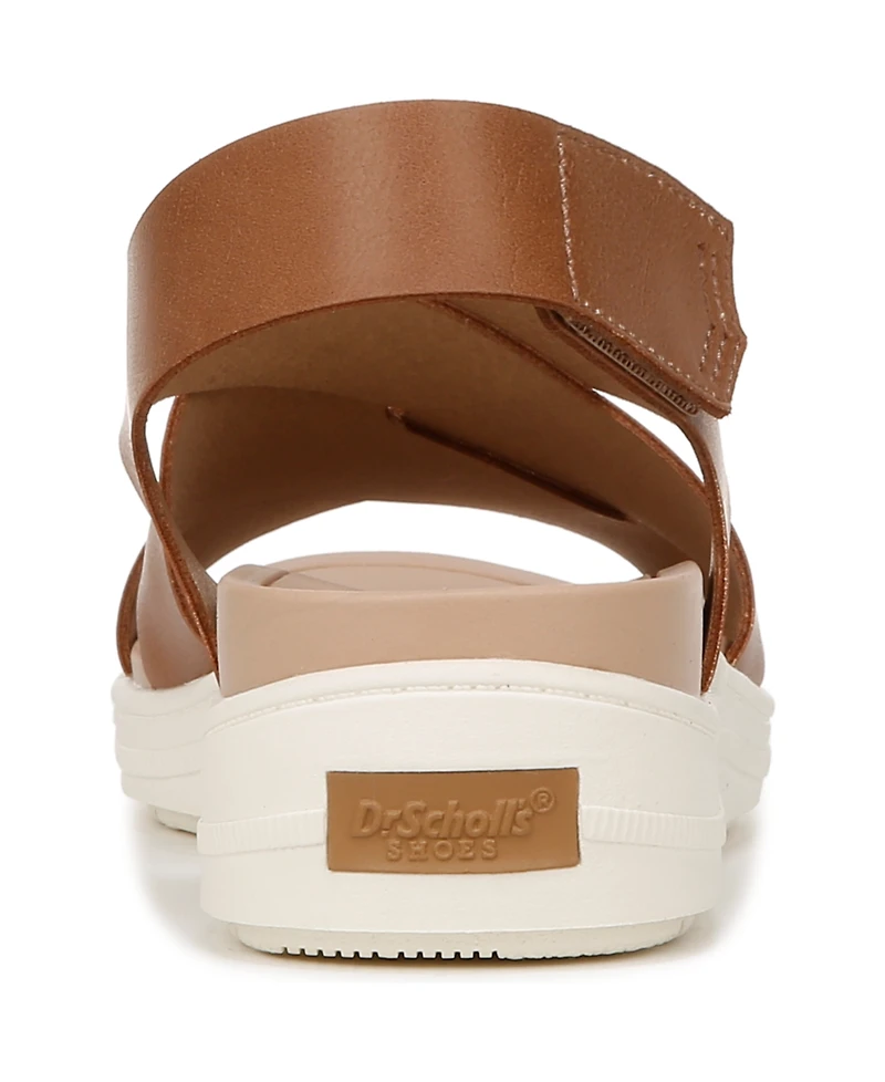 Dr. Scholl's Women's Time Off Sea Slingback Wedge Sandals