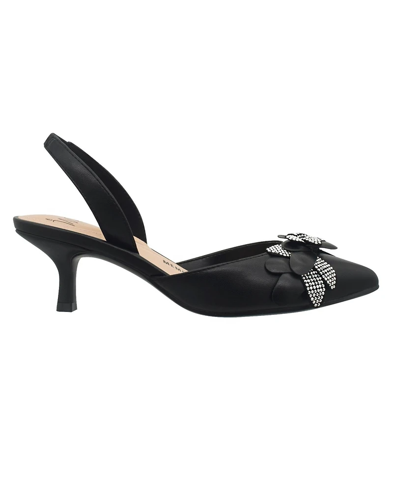Impo Women's Ellen Slingback Kitten Heel Pumps