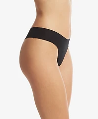 Hanky Panky Women's Breathe Natural Thong 3 Pack Underwear, 6J1661B3PK