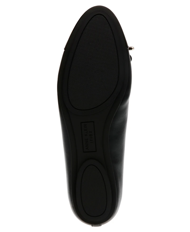 Anne Klein Women's Luci Cap Toe Ballet Flats