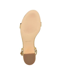Nine West Women's Allora Strappy Block Heel Dress Sandals