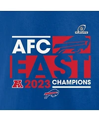 Men's Fanatics Royal Buffalo Bills 2023 Afc East Division Champions Big and Tall T-shirt