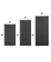 Philosophy Gym Exercise Equipment Mat 36 x 84-Inch, 6mm Thick High Density Pvc Floor Mat for Ellipticals, Treadmills, Rowers, Stationary Bikes