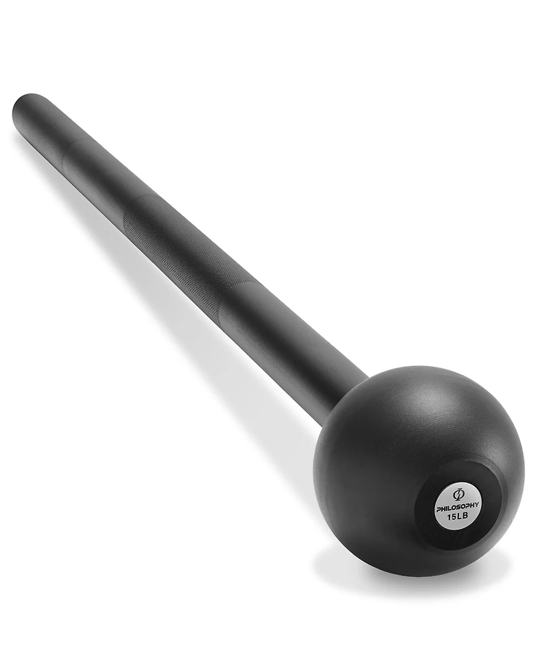 Philosophy Gym Steel Mace Bell Lb, Mace Club for Strength Training