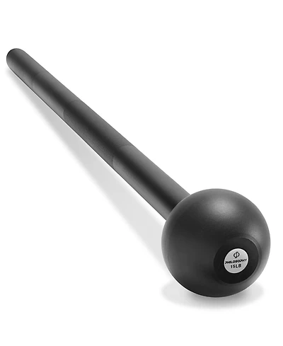 Philosophy Gym Steel Mace Bell Lb, Mace Club for Strength Training