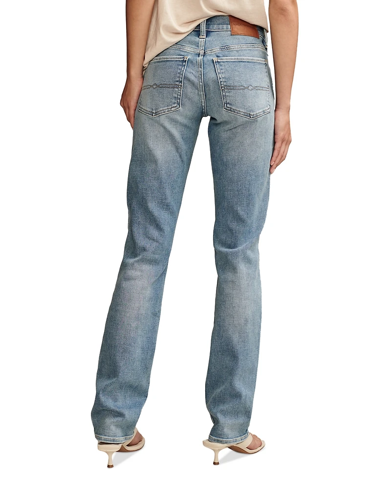Lucky Brand Women's Mid-Rise Sweet Straight-Leg Jeans