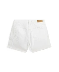 Polo Ralph Lauren Big Girls Frayed Cotton Denim Shorts