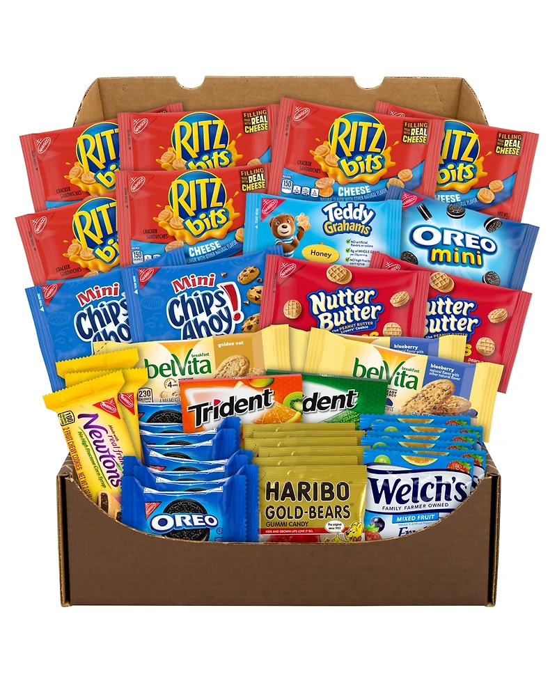 SnackBoxPros Cookies, Crackers & Candy Variety Box